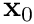 $\mathbf{x}_{0}$